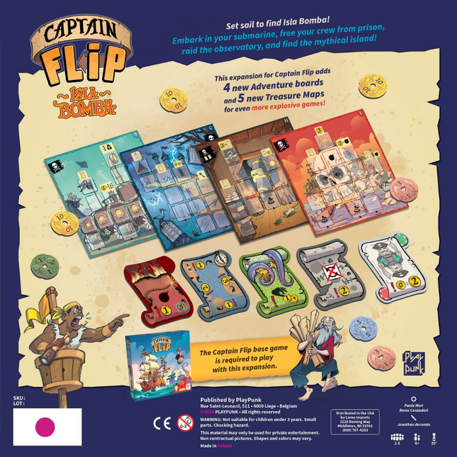 Captain Flip Isla Bomba