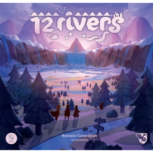 12 Rivers board game box front