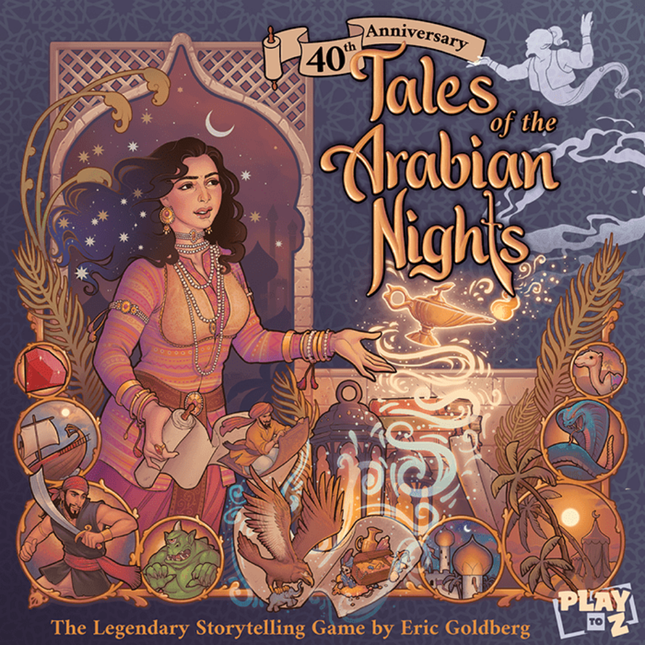 Tales of the Arabian Nights 40th Anniversary board game box front