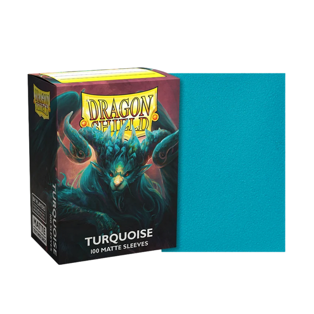 Dragon Shield: Standard Sleeves [Matte] (100 Sleeves) - Turquoise product photo
