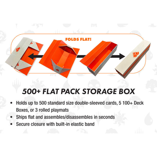Storage Box Mana 500+ Flat Pack Lotus MTG - Ultra Pro