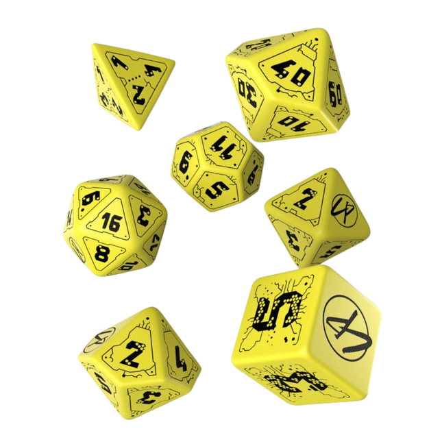 Dice Cyberpunk Red Dice set: Danger Zone - Q Workshop