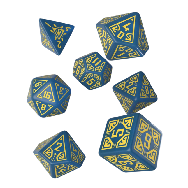Dice Arcade Blue & Yellow Dice set - Q Workshop