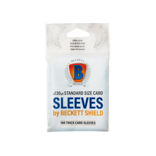 Standard Card Sleeves Thick – Beckett 100 pcs.