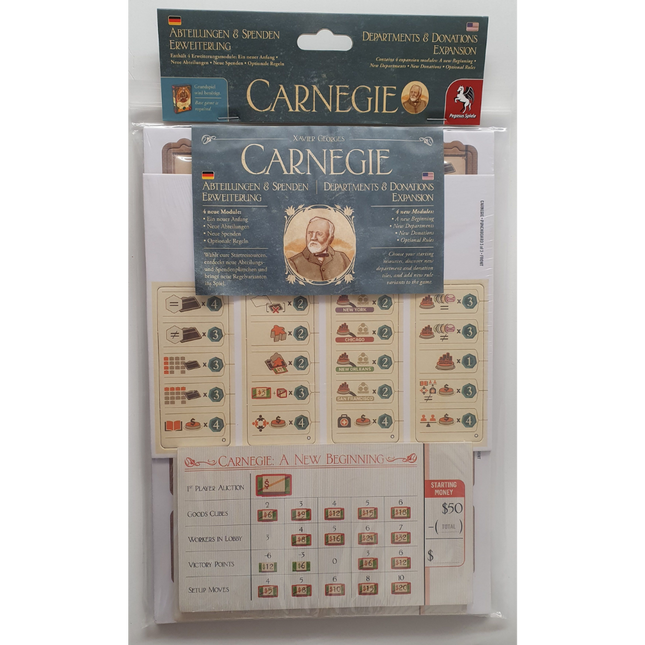 Carnegie: Departments and Donations Expansion