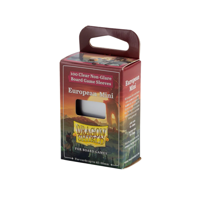 Dragon Shield Board Game Sleeves 45×68 mm, European Mini, 100 sleeves