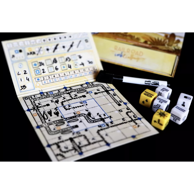 Railroad Ink Shining Yellow - House of Games -2 