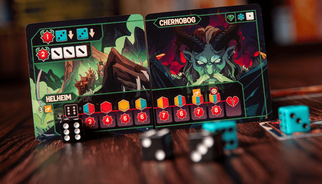 7th Seal boss cards and dice