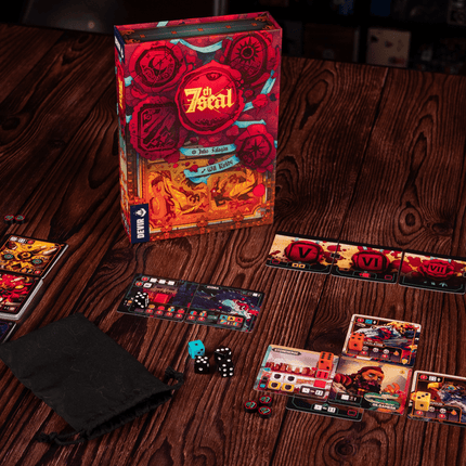 7th Seal set up for a solo game