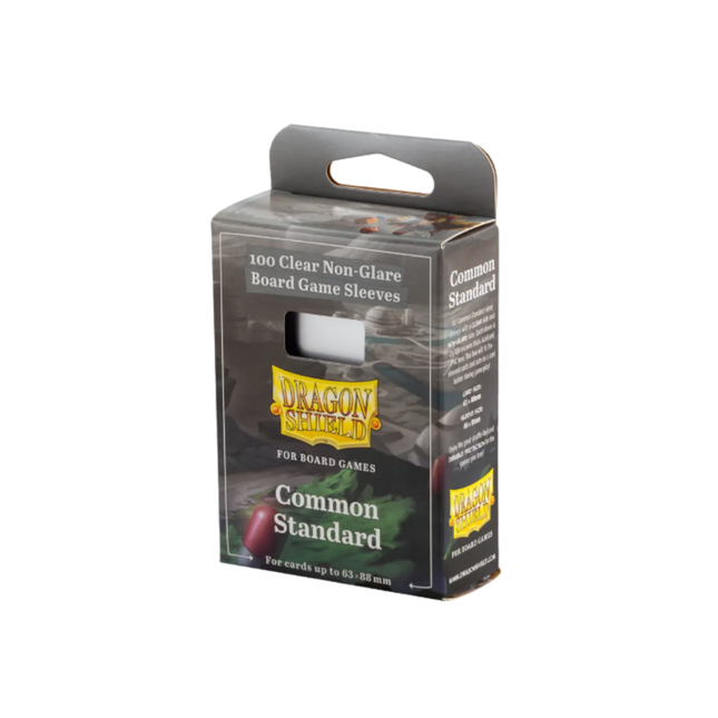 Dragon Shield Board Game Sleeves Clear - Common Standard (63x88mm)
