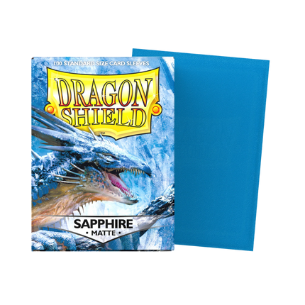 Dragon Shield: Standard Sleeves [Matte] (100 Sleeves) - Saphire