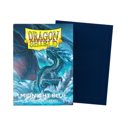 Dragon Shield: Standard Sleeves [Matte] (100 Sleeves) - Midnight Blue