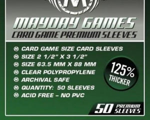 Mayday Games -  Board Game Sleeves  63.5x88mm - House of Games -1 