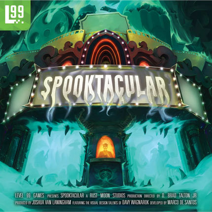 Spooktacular board game box front