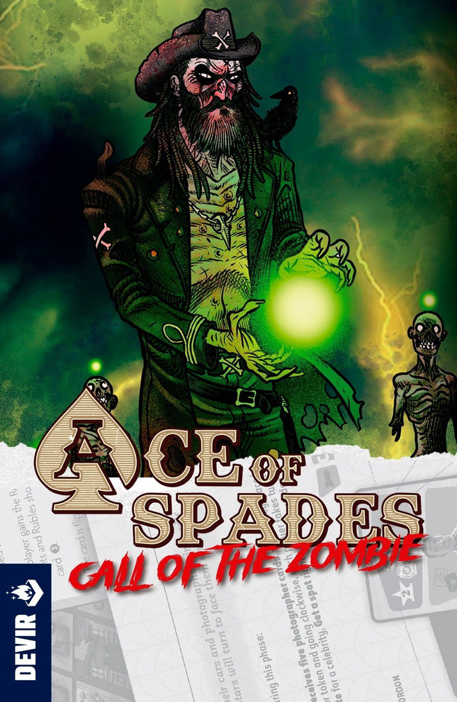 Ace of Spades Call of the Zombie expansion box front