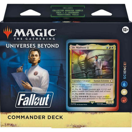 MTG Fallout Commander Deck Science box front - House of Games