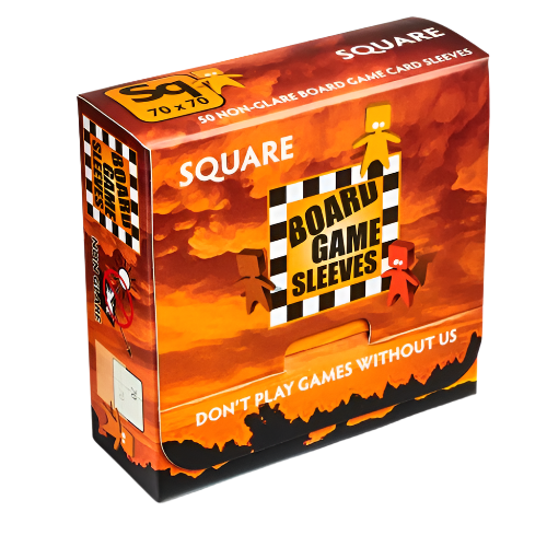 Board Game Sleeves Non-Glare Square (70x70mm) (50 pcs.) House of Games Board Game Sleeves Non-Glare Square (70x70mm) (50 pcs.) House of Games