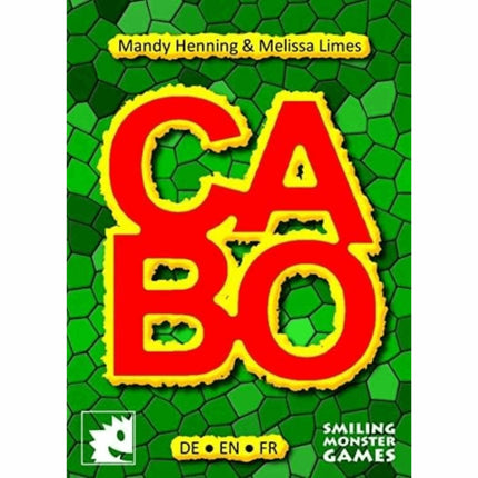 Cabo card game box front, Smiling Monster Games edition