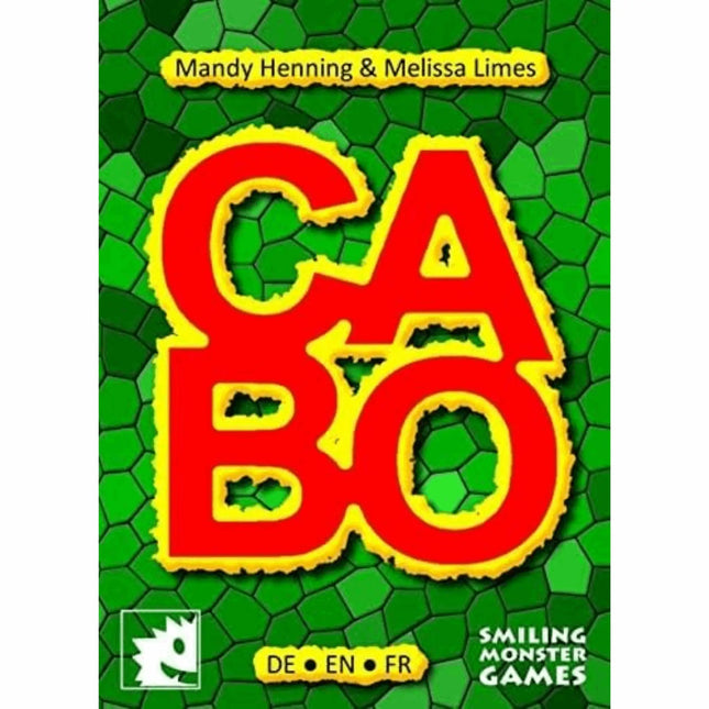 Cabo card game box front, Smiling Monster Games edition