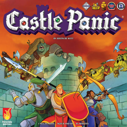 Castle Panic 2nd Edition board game box cover - House of Games