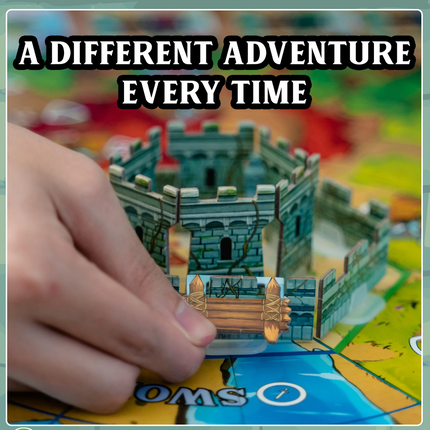 Castle Panic 2nd Edition castle tower close up - House of Games