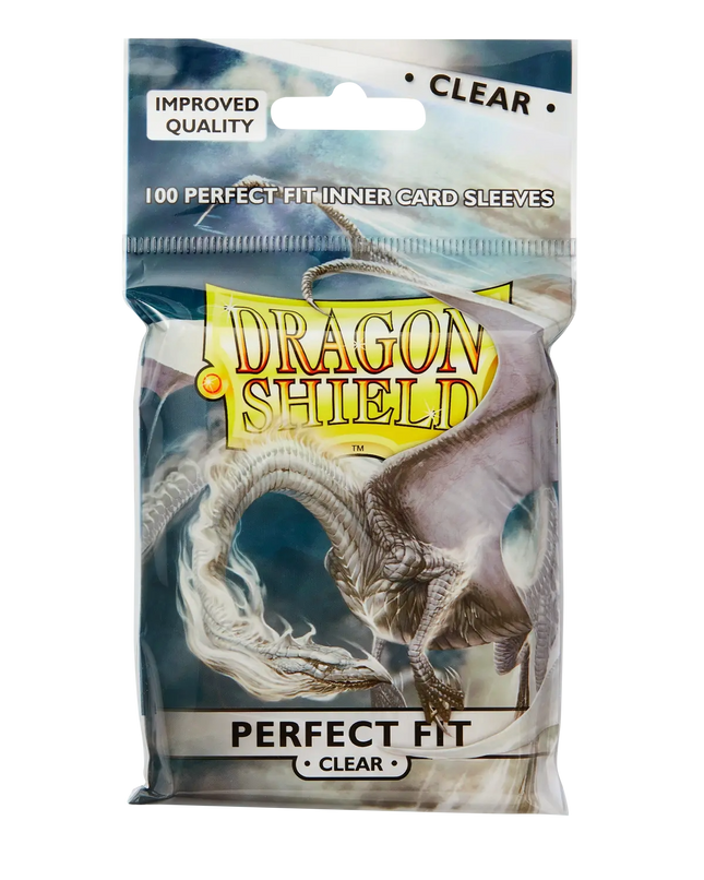 Standard Perfect Fit Clear Transparente (100 pieces) Dragon Shield