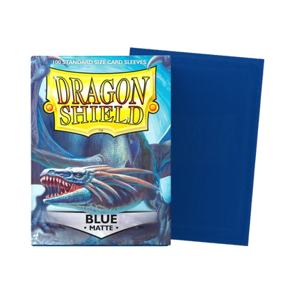 Dragon Shield: Standard Sleeves [Matte] (100 Sleeves) - Blue