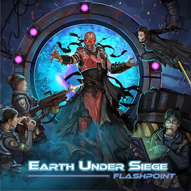 Earth Under Siege Flashpoint board game box cover