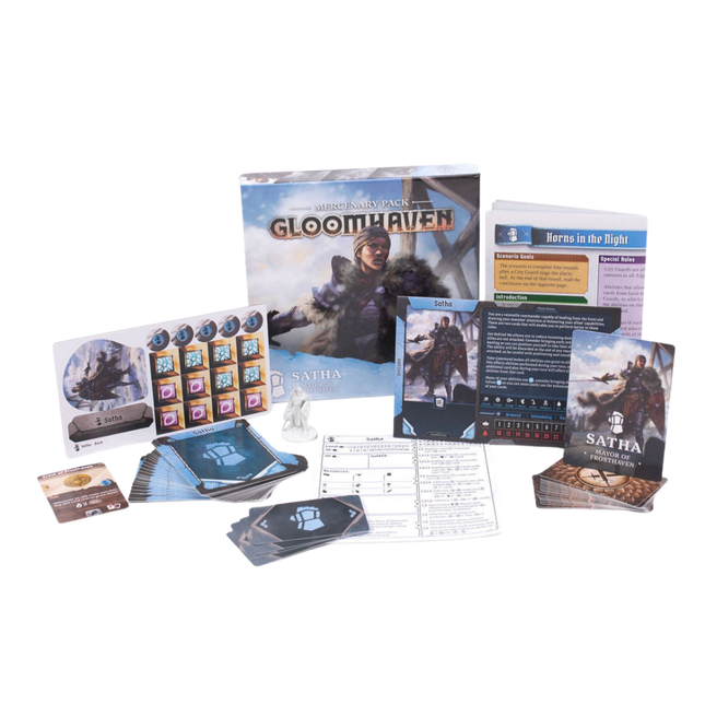 Gloomhaven Mercenary Pack Satha Mayor of Frosthaven