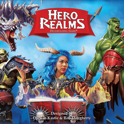 Hero Realms Deckbuilding Game box cover
