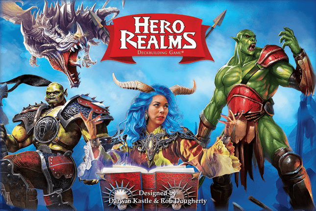 Hero Realms Deckbuilding Game box cover