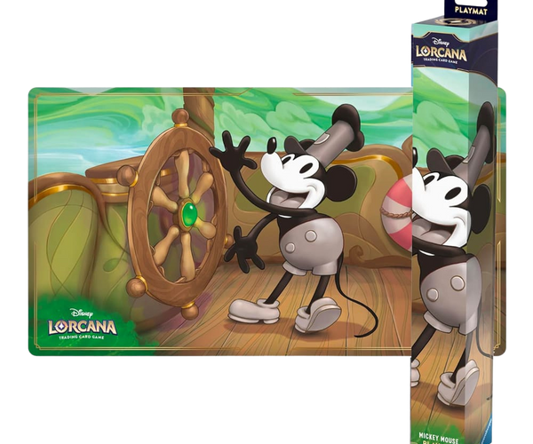 steamboat willie lorcana card Lorcana - playmat - Mickey Mouse