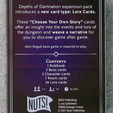 Mini Rogue Depths of Damnation board game, photo 3