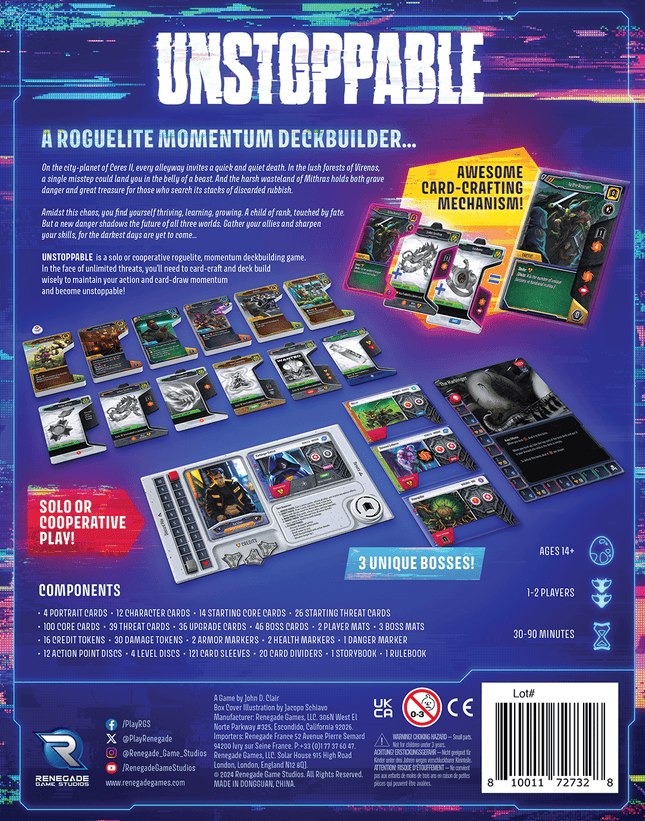 Unstoppable Reprint board game, photo 2