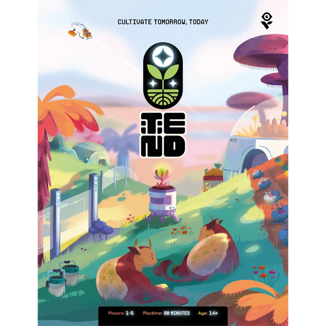 Tend board game box front