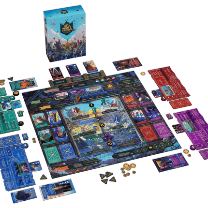 The Old King's Crown components for a four player game - House of Games