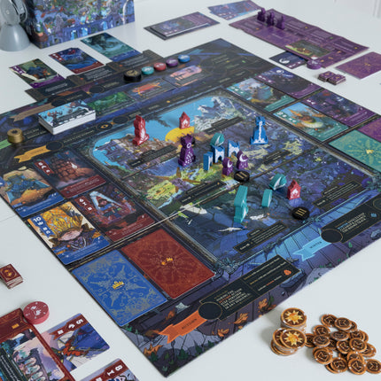 The Old King's Crown set up for four players - House of Games